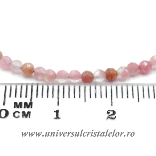 Colier thulit rotund fatetat 2,6 mm