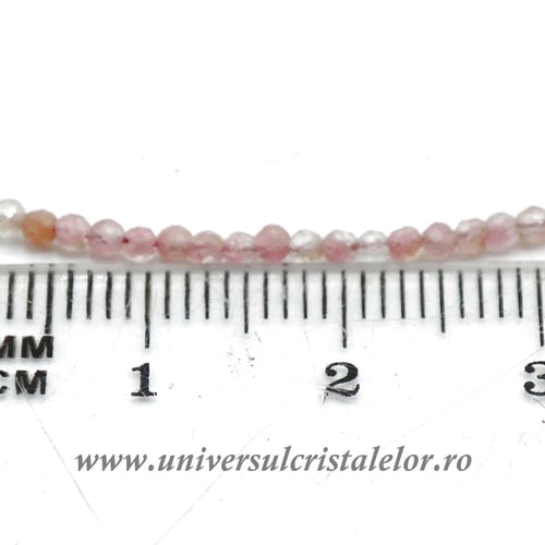 Colier thulit rotund fatetat 2 mm