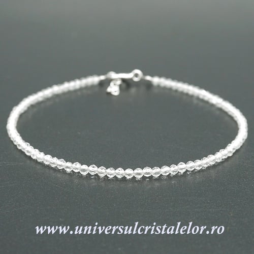 Bratara topaz alb