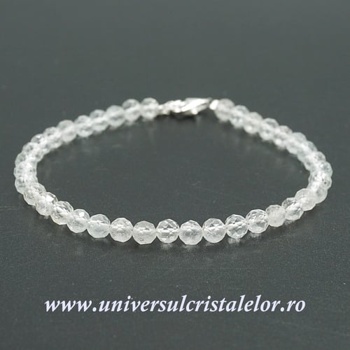 Bratara topaz alb