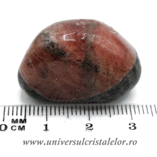 Triplit si Wagnerit in Pirita piatra rulata m4