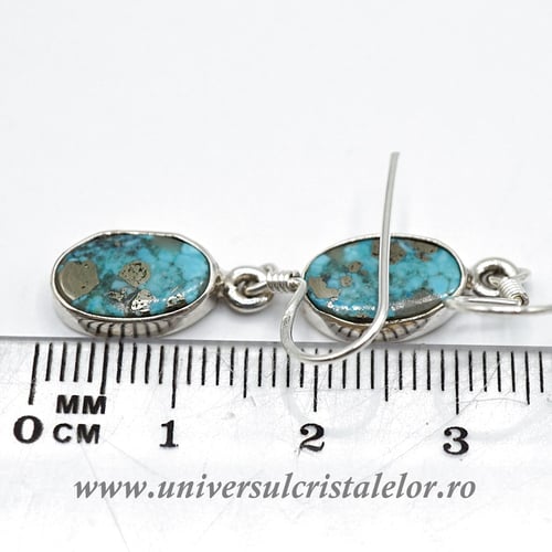 Cercei turcoaz