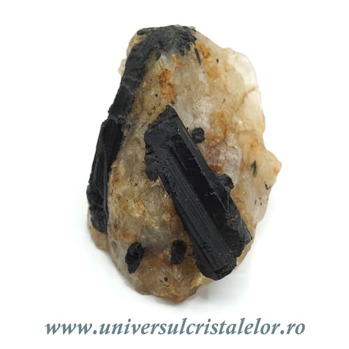 Turmalina neagra in cuart