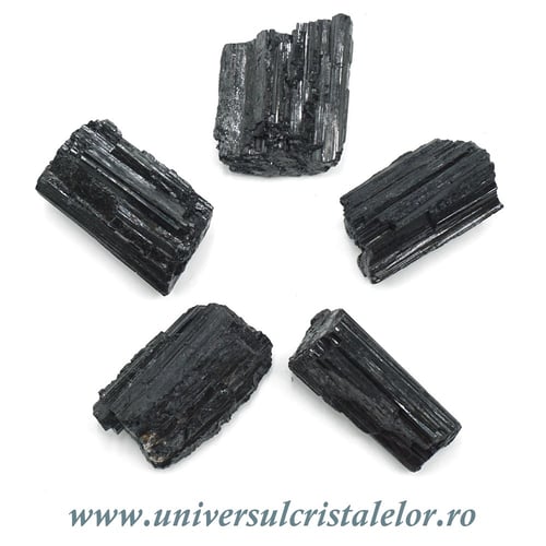 Turmalina neagra bruta