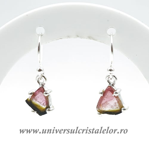 Cercei turmalina pepene