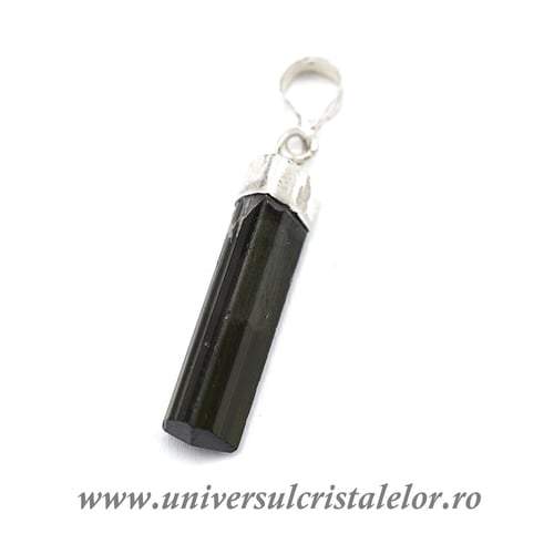 Pandantiv turmalina verde