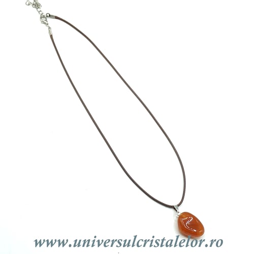 Snur cerat maro pentru pandantiv