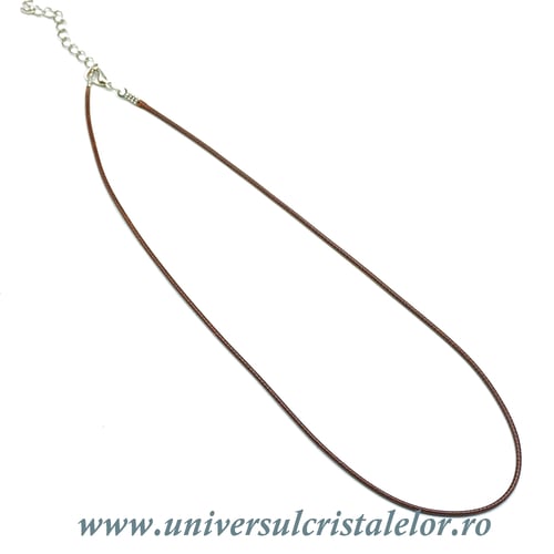Snur cerat maro pentru pandantiv