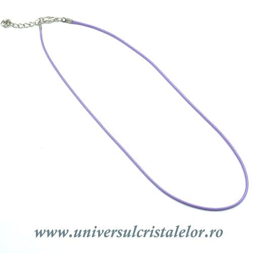 Snur cerat mov pentru pandantiv