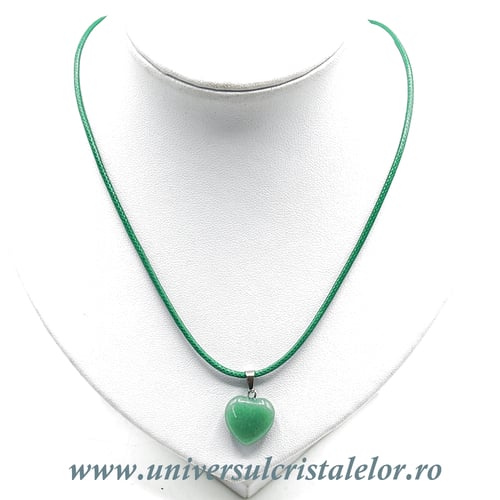 Snur cerat verde pentru pandantiv