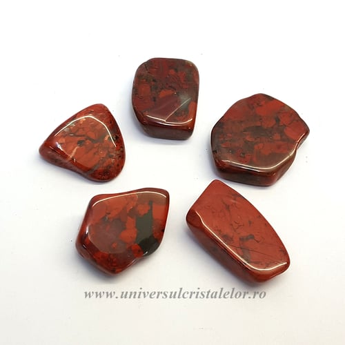 Jasp floare de mac piatra rulata