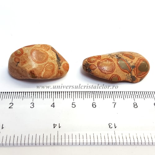 Jasp leopard piatra rulata