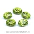 Peridot fatetat oval 8 / 6 mm
