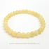Bratara calcit galben rotund - 6 mm