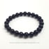 Bratara turmalina neagra rotund - 8 mm