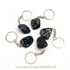 Breloc obsidian fulg de nea 