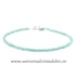 Bratara amazonit fatetat - 2,15mm