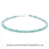 Bratara amazonit rotund fatetat - 2,5mm