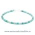 Bratara amazonit rotund - 3 mm