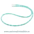 Colier amazonit rotund fatetat - 2.5 mm