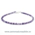 Bratara ametist cub fatetat - 2,5 mm