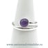 Inel ametist rotund reglabil