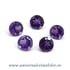 Ametist fatetat rotund 8 mm