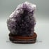 Ametist pe suport de lemn mineral unicat m10