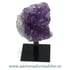 Ametist pe suport de metal mineral unicat m07