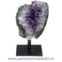 Ametist pe suport de metal mineral unicat m12