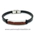Bratara chihlimbar cu piele naturala