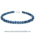 Bratara cianit rotund fatetat - 4,5mm