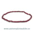 Bratara granat rotund fatetat - 3mm