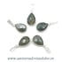 Pandantiv labradorit lacrima fatetat - 9/13mm