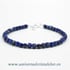 Bratara lapis lazuli cub fatetat - 4,3mm