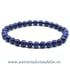 Bratara lapis lazuli rotund - 6 mm