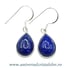 Cercei lapis lazuli lacrima