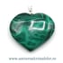 Pandantiv malachit inima