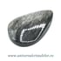 Cabochon obsidian argintiu lacrima