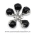 Pandantiv obsidian negru sfera m1