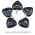 Pandantiv obsidian negru inima