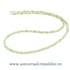 Colier peridot rotund fatetat - 3 mm