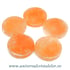 Selenit orange suport rotund