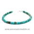 Bratara turcoaz cub fatetat - 4mm