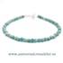 Bratara turcoaz rotund fatetat - 3,5mm