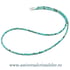 Colier turcoaz rotund fatetat - 2,5mm