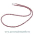 Colier turmalina roz rotund fatetat - 3,2mm
