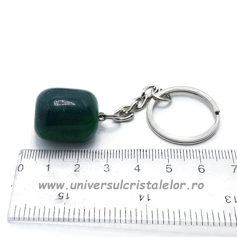 Breloc agat verde