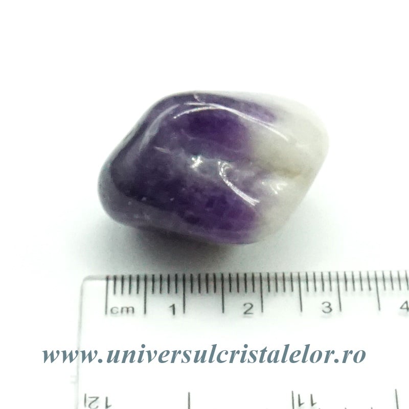Ametist chevron piatra rulata
