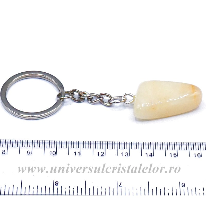 Breloc aventurin galben